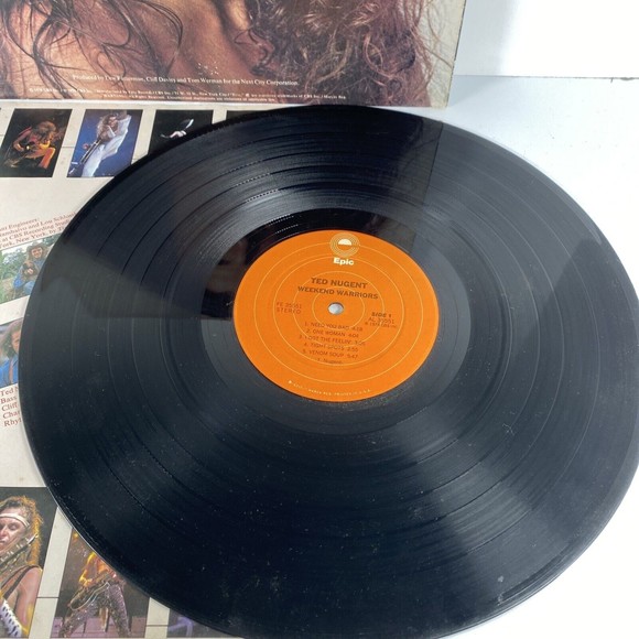 Ted Nugent - Weekend Warriors Vinyl LP - 1978 First Press - Epic FE 35551 - Picture 4 of 9